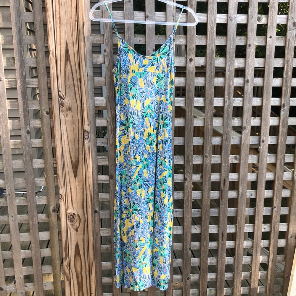 Sadie & Sage Blue and Yellow Floral Dress